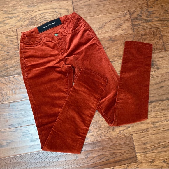 Christopher Blue Pants - New.Christopher Blue ‘Angel’ Skinny Corduroy Pants